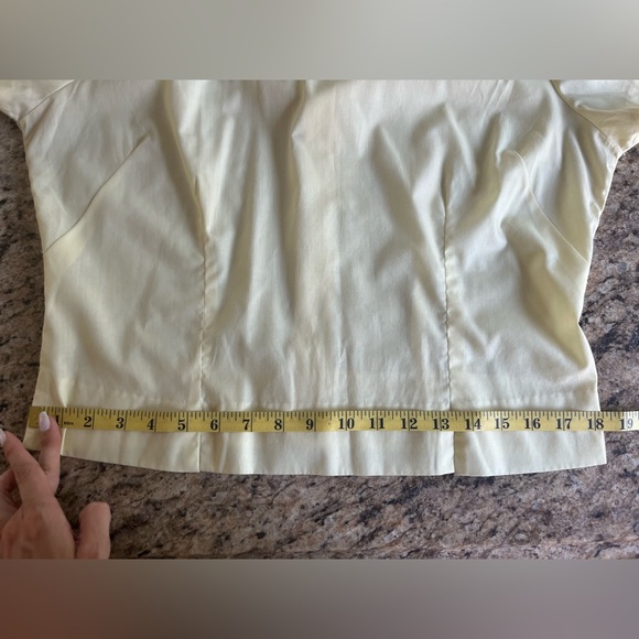 1950's Vintage Yellow Spring/Summer Blouse - Picture 6 of 7